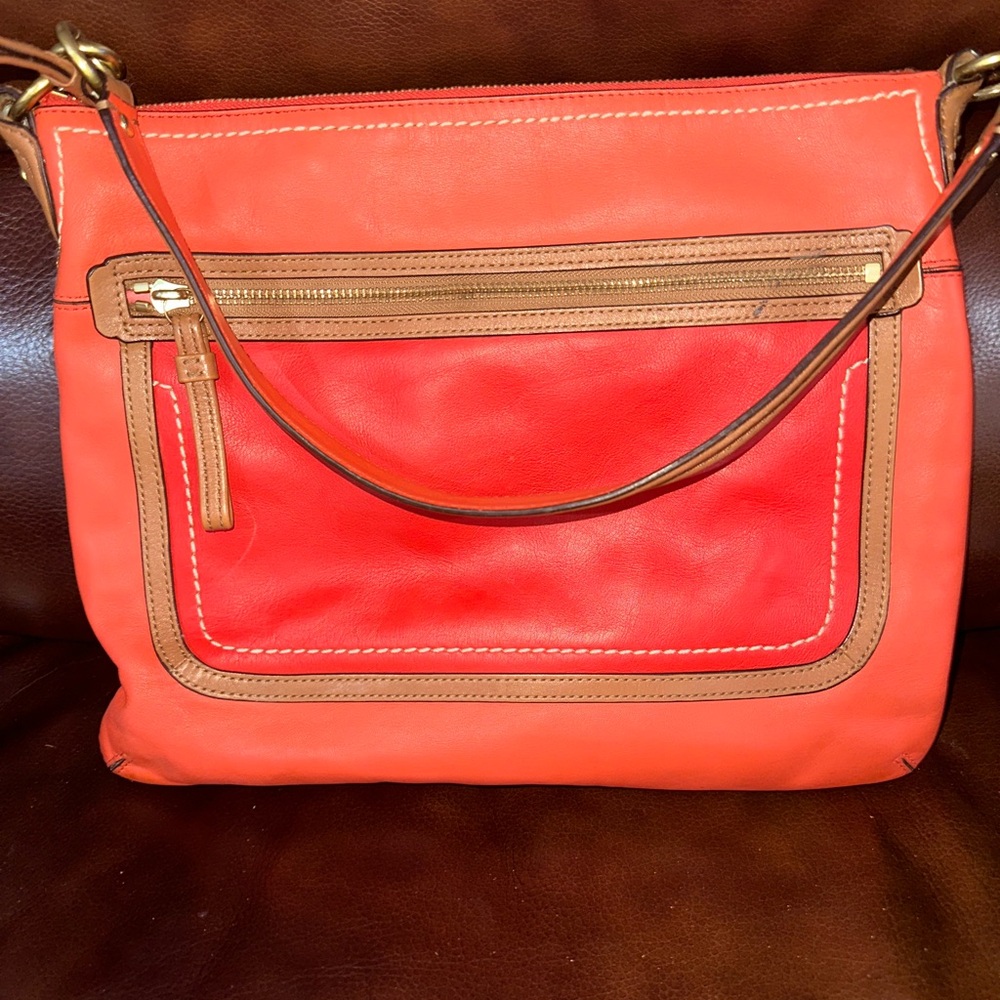 Coach Leather Shoulder Bag